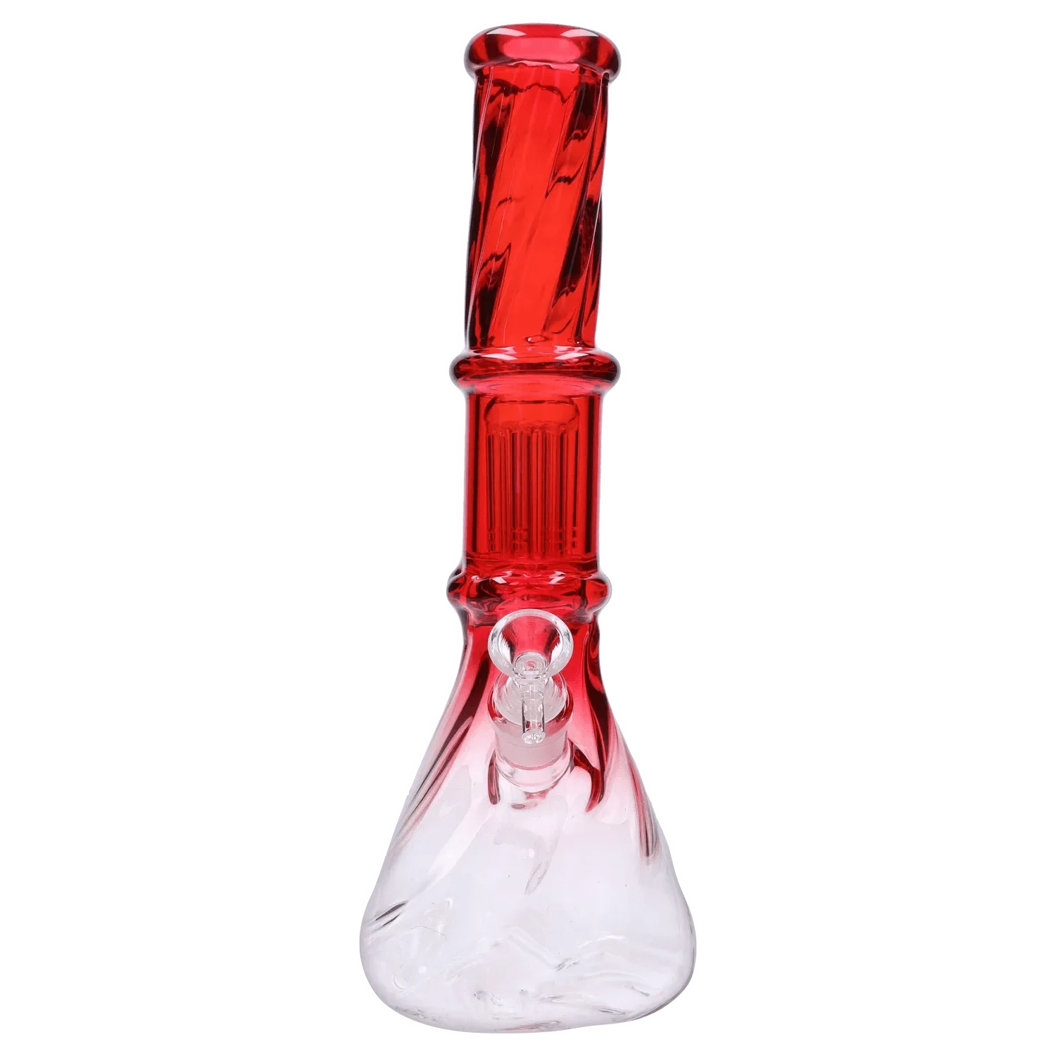 Valiant Distribution Water Pipe DHC Twisted Neon Beaker with Tree Perc