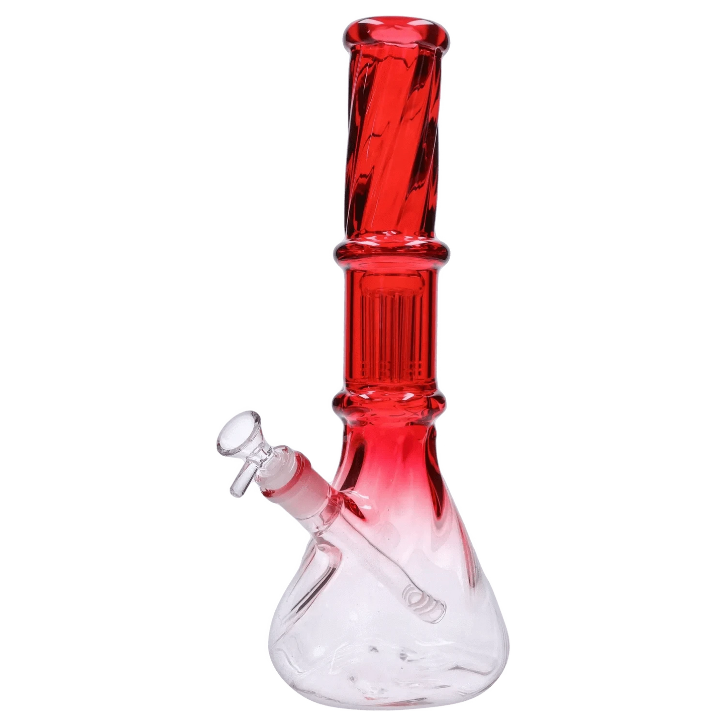 Valiant Distribution Water Pipe DHC Twisted Neon Beaker with Tree Perc
