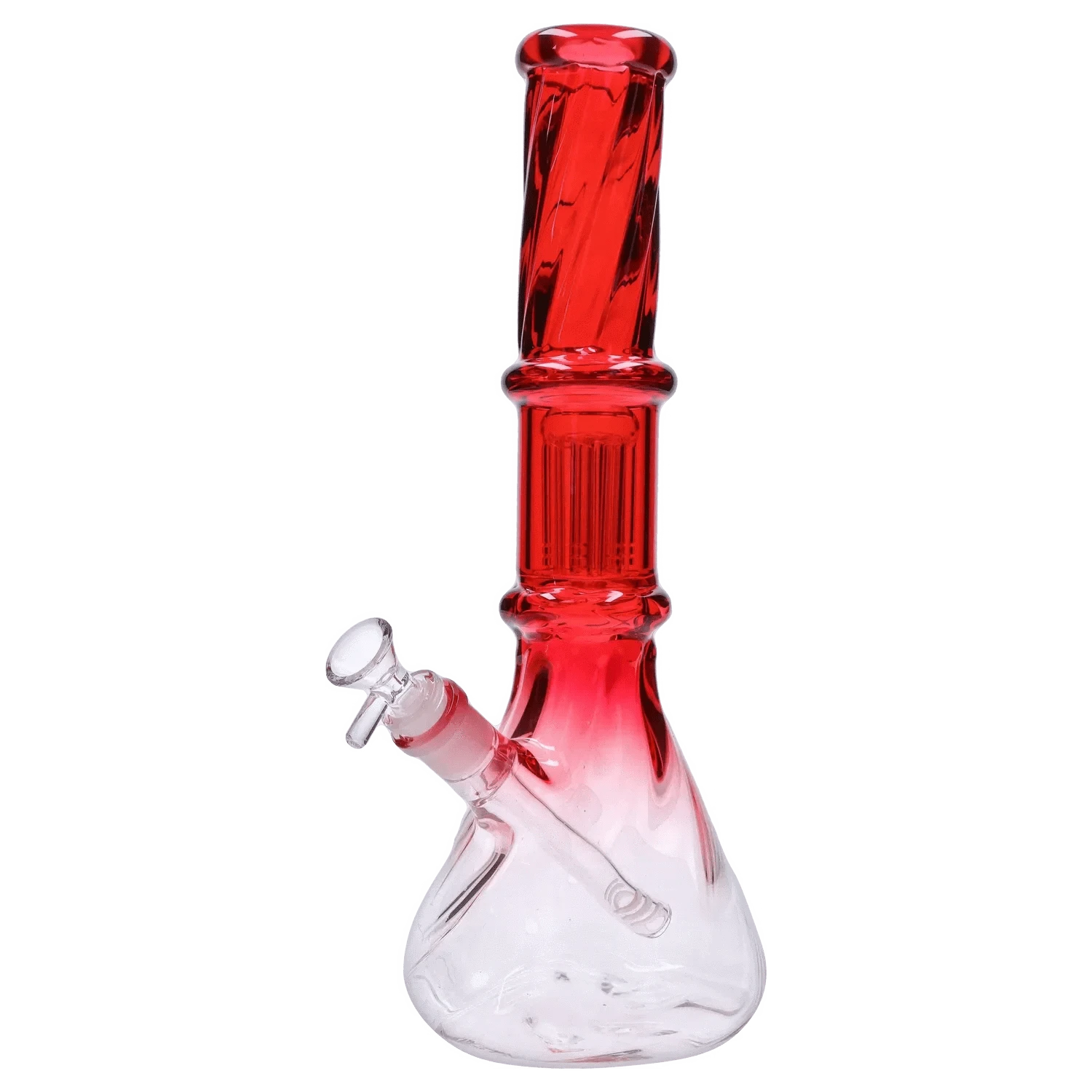 Valiant Distribution Water Pipe DHC Twisted Neon Beaker with Tree Perc
