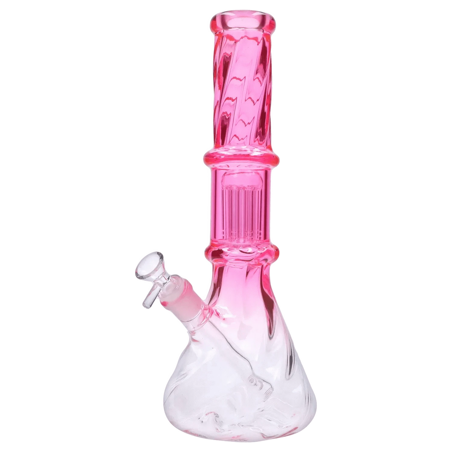 Valiant Distribution Water Pipe DHC Twisted Neon Beaker with Tree Perc