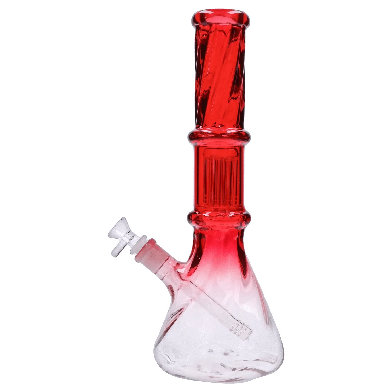 Valiant Distribution Water Pipe DHC Twisted Neon Beaker with Tree Perc