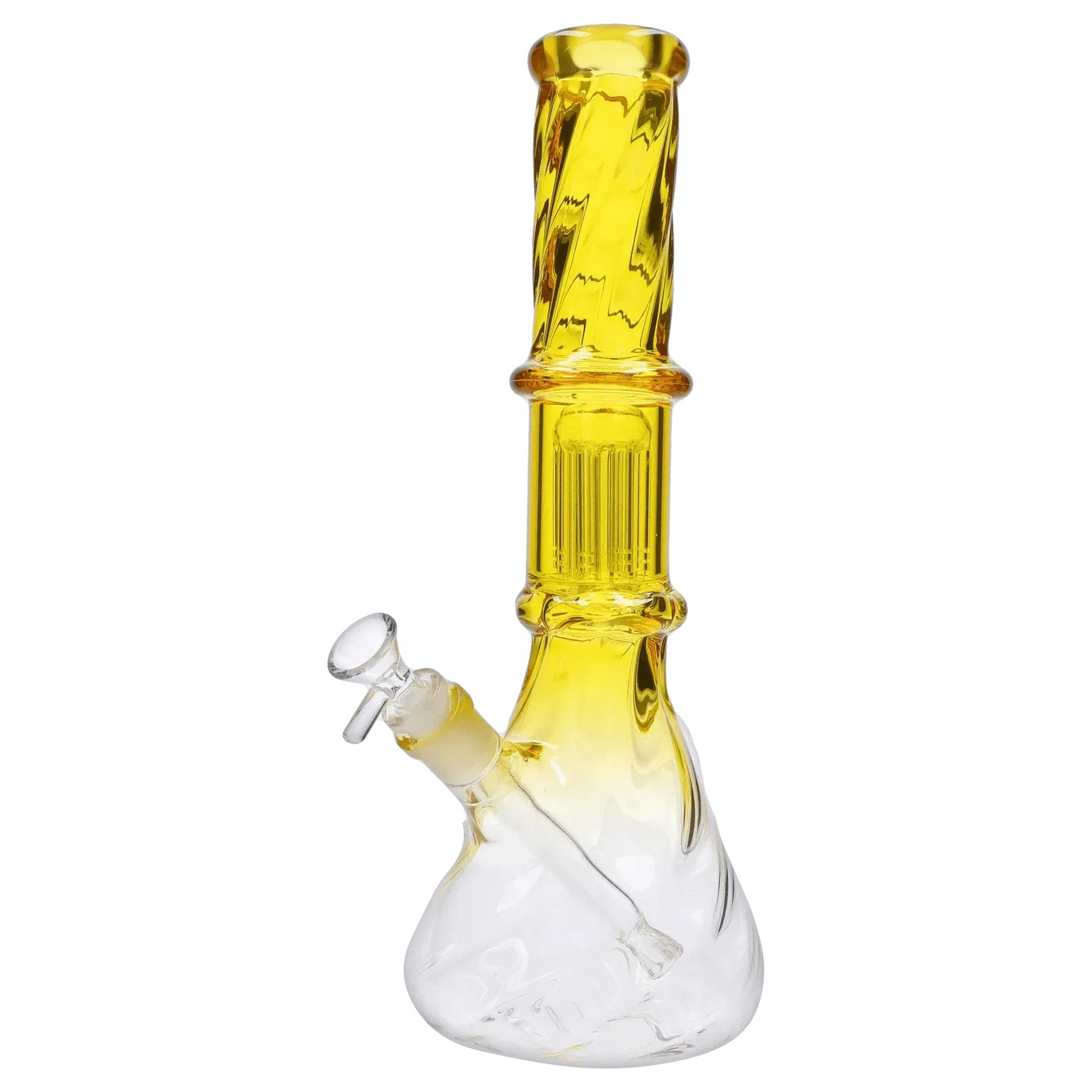 Valiant Distribution Water Pipe DHC Twisted Neon Beaker with Tree Perc