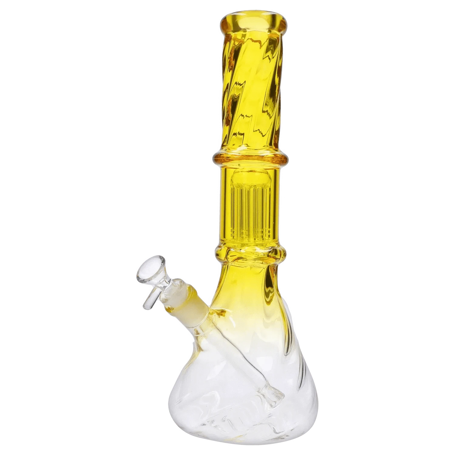 Valiant Distribution Water Pipe DHC Twisted Neon Beaker with Tree Perc