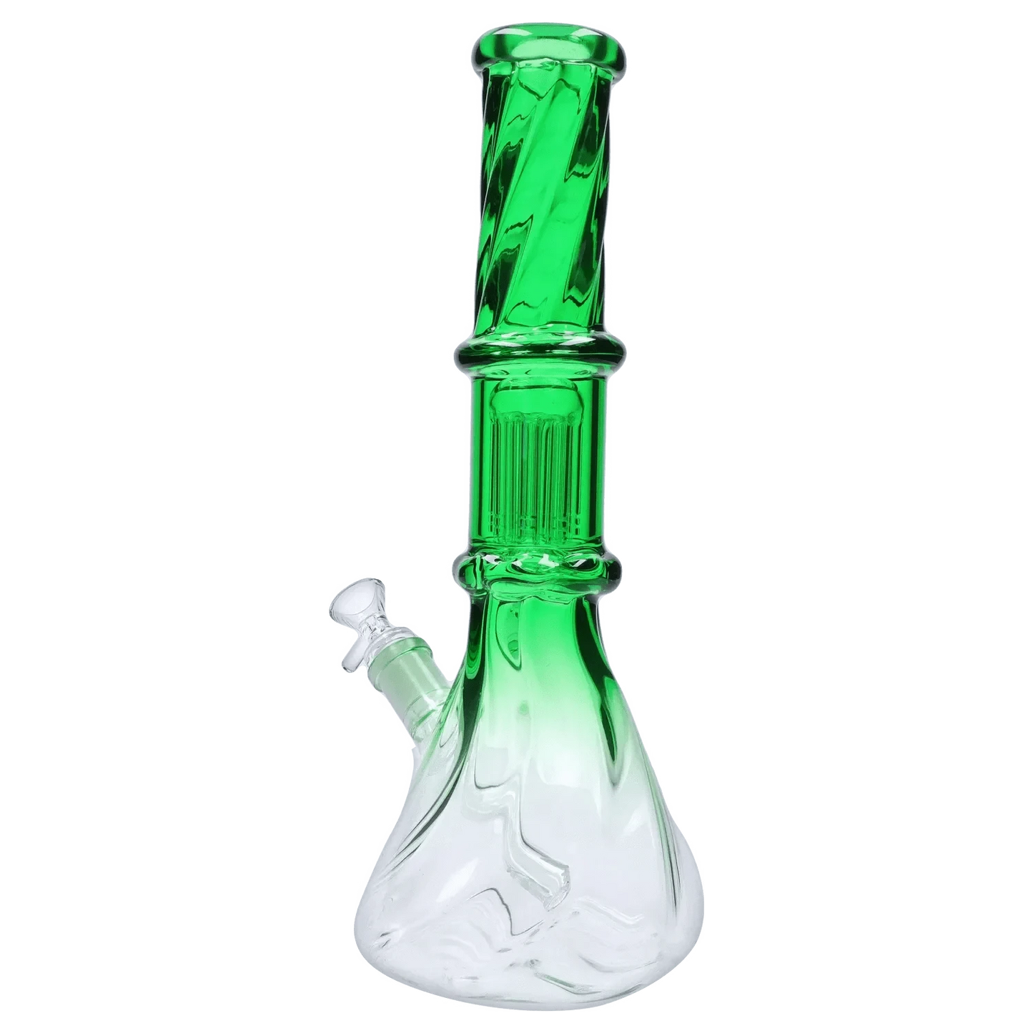 Valiant Distribution Water Pipe DHC Twisted Neon Beaker with Tree Perc