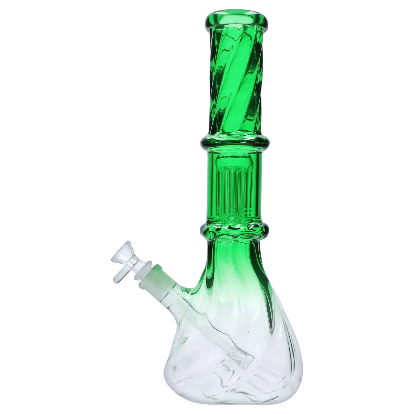 Valiant Distribution Water Pipe DHC Twisted Neon Beaker with Tree Perc