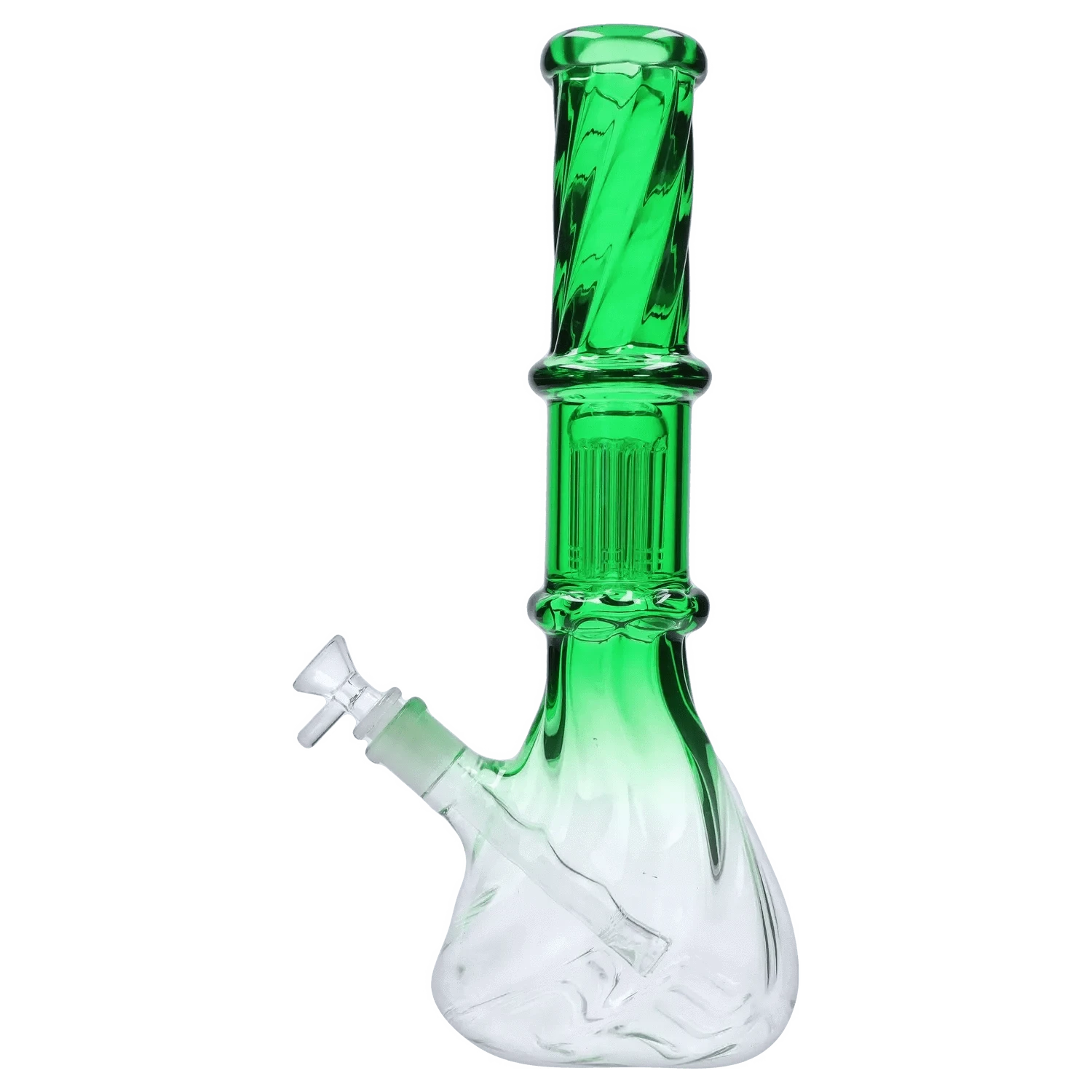 Valiant Distribution Water Pipe DHC Twisted Neon Beaker with Tree Perc
