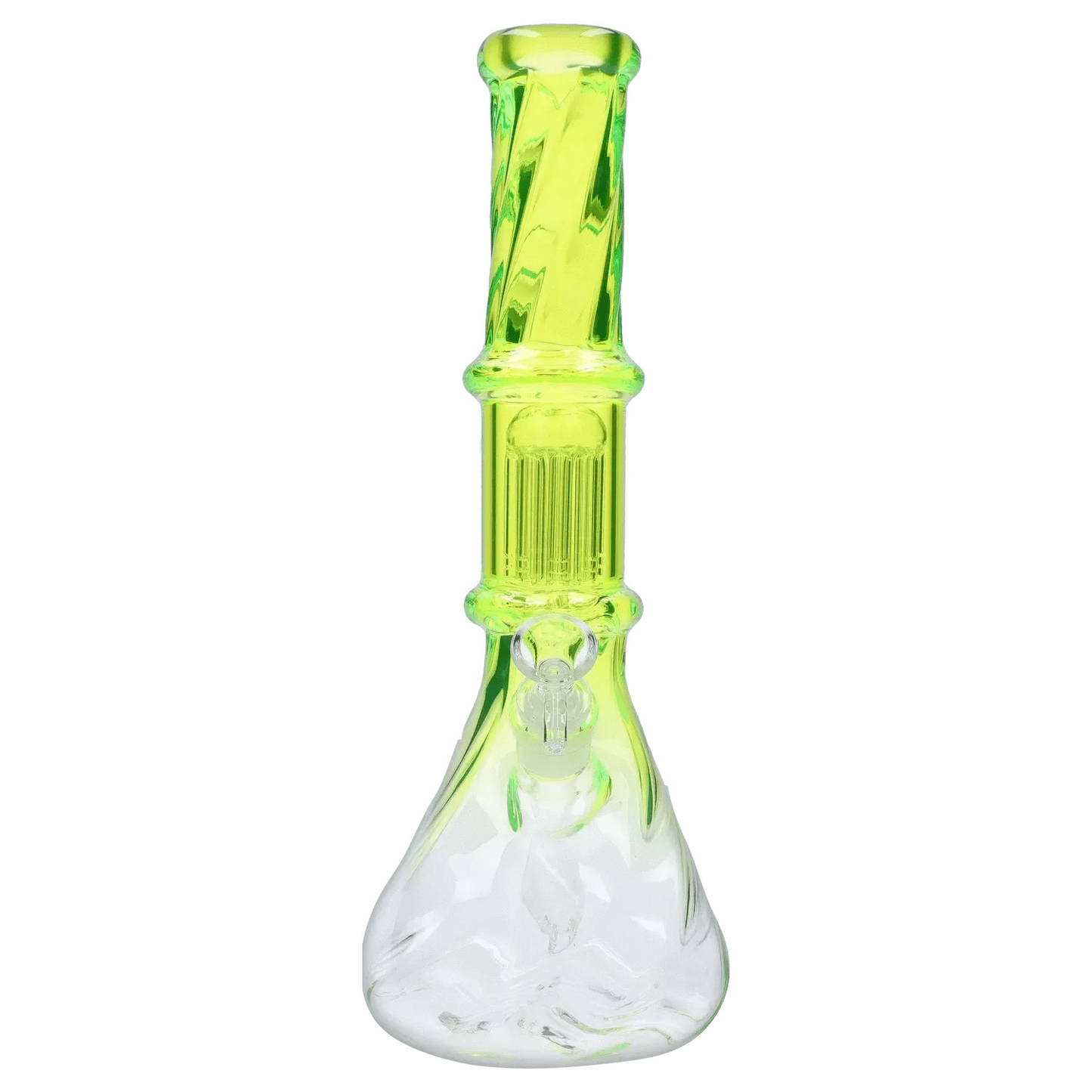 Valiant Distribution Water Pipe DHC Twisted Neon Beaker with Tree Perc