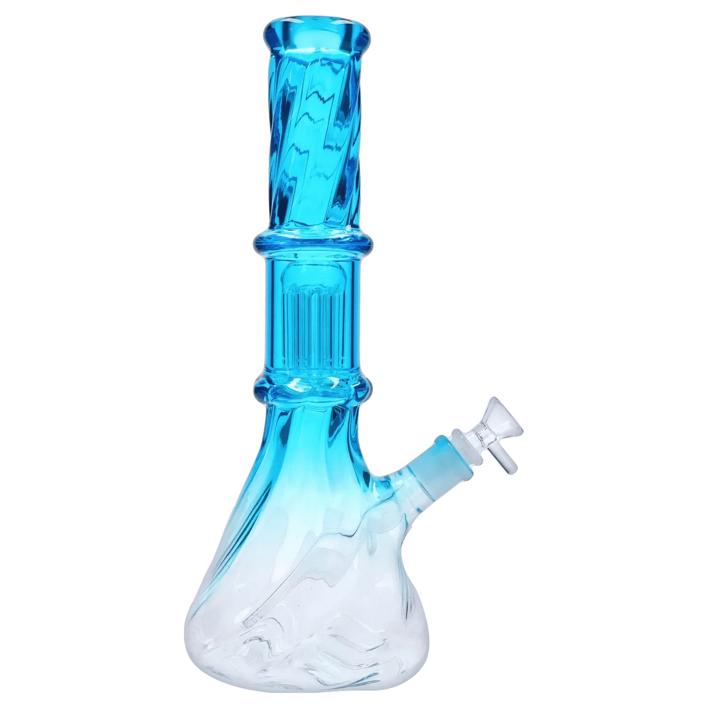 Valiant Distribution Water Pipe DHC Twisted Neon Beaker with Tree Perc