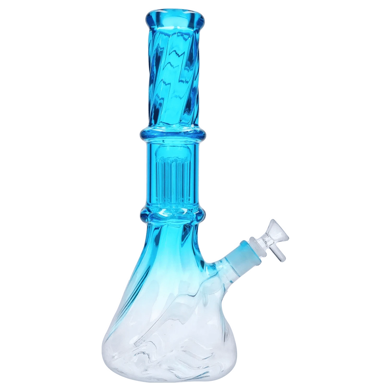Valiant Distribution Water Pipe DHC Twisted Neon Beaker with Tree Perc
