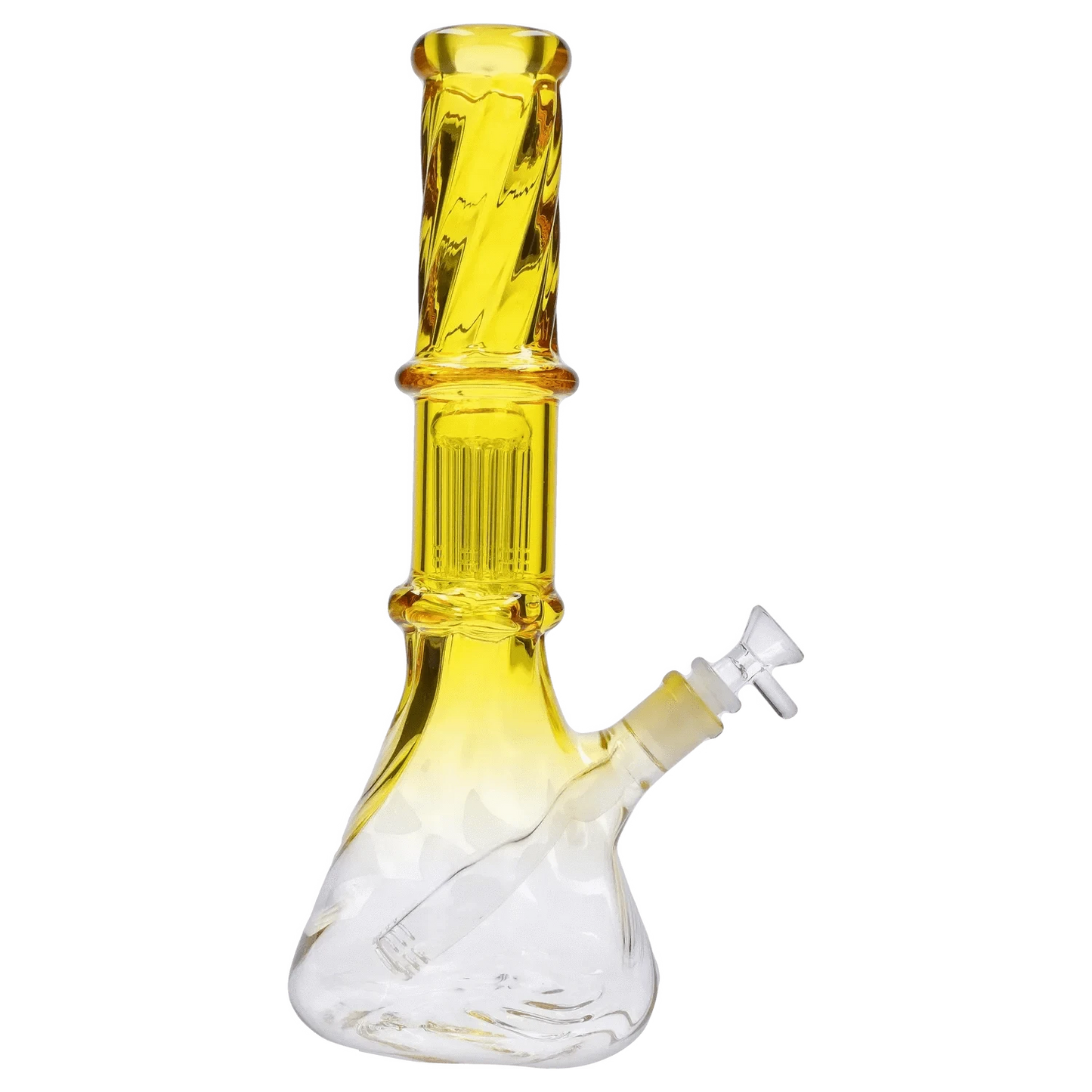 Valiant Distribution Water Pipe DHC Twisted Neon Beaker with Tree Perc