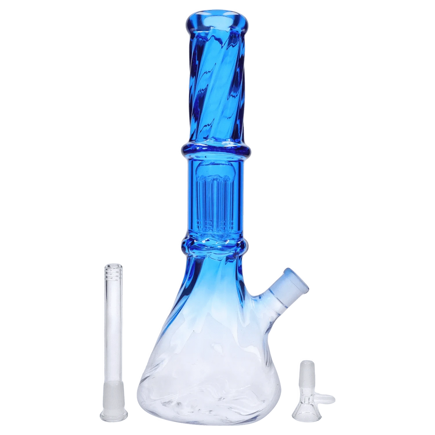 Valiant Distribution Water Pipe DHC Twisted Neon Beaker with Tree Perc