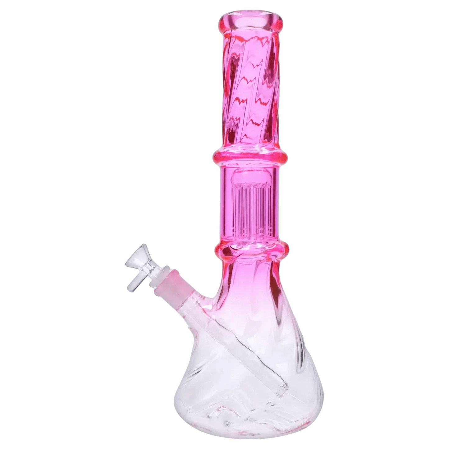 Valiant Distribution Water Pipe DHC Twisted Neon Beaker with Tree Perc