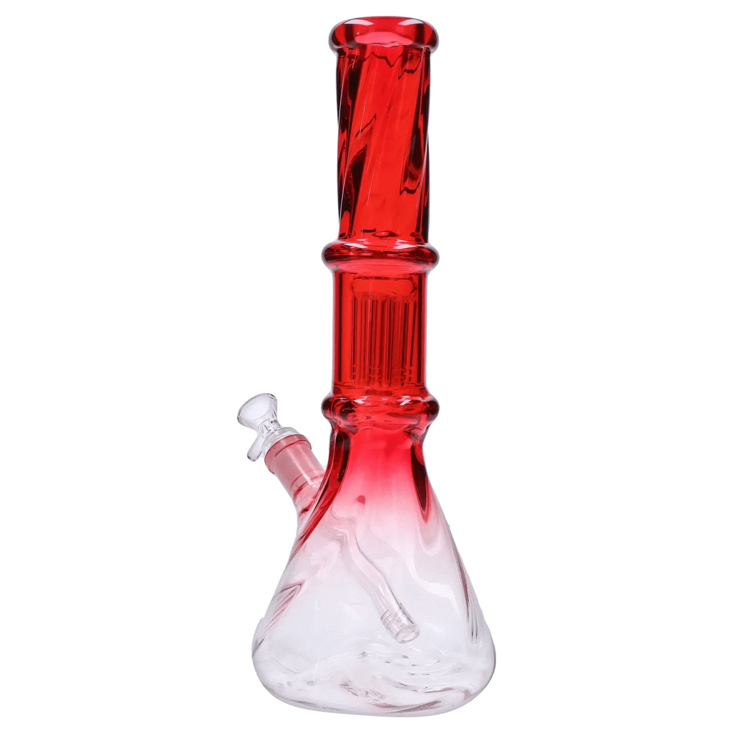 Valiant Distribution Water Pipe DHC Twisted Neon Beaker with Tree Perc