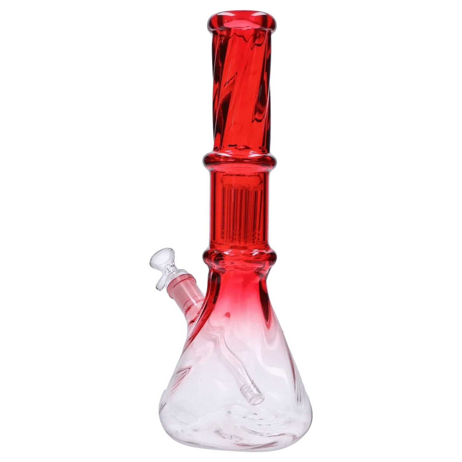Valiant Distribution Water Pipe DHC Twisted Neon Beaker with Tree Perc