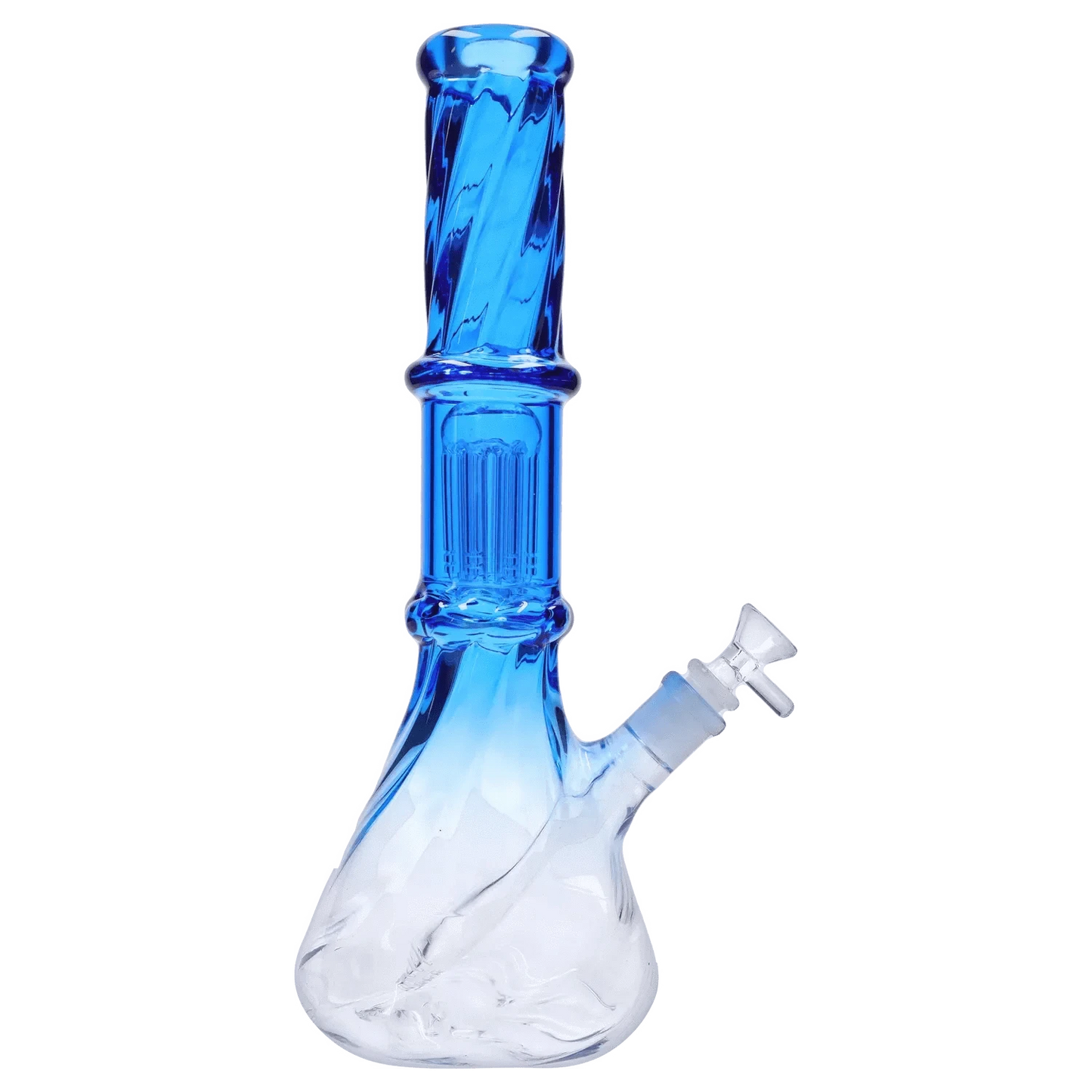 Valiant Distribution Water Pipe DHC Twisted Neon Beaker with Tree Perc