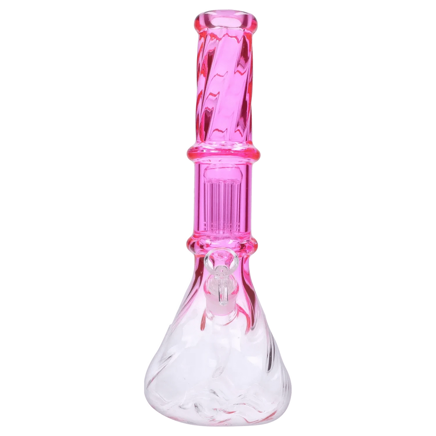 Valiant Distribution Water Pipe DHC Twisted Neon Beaker with Tree Perc