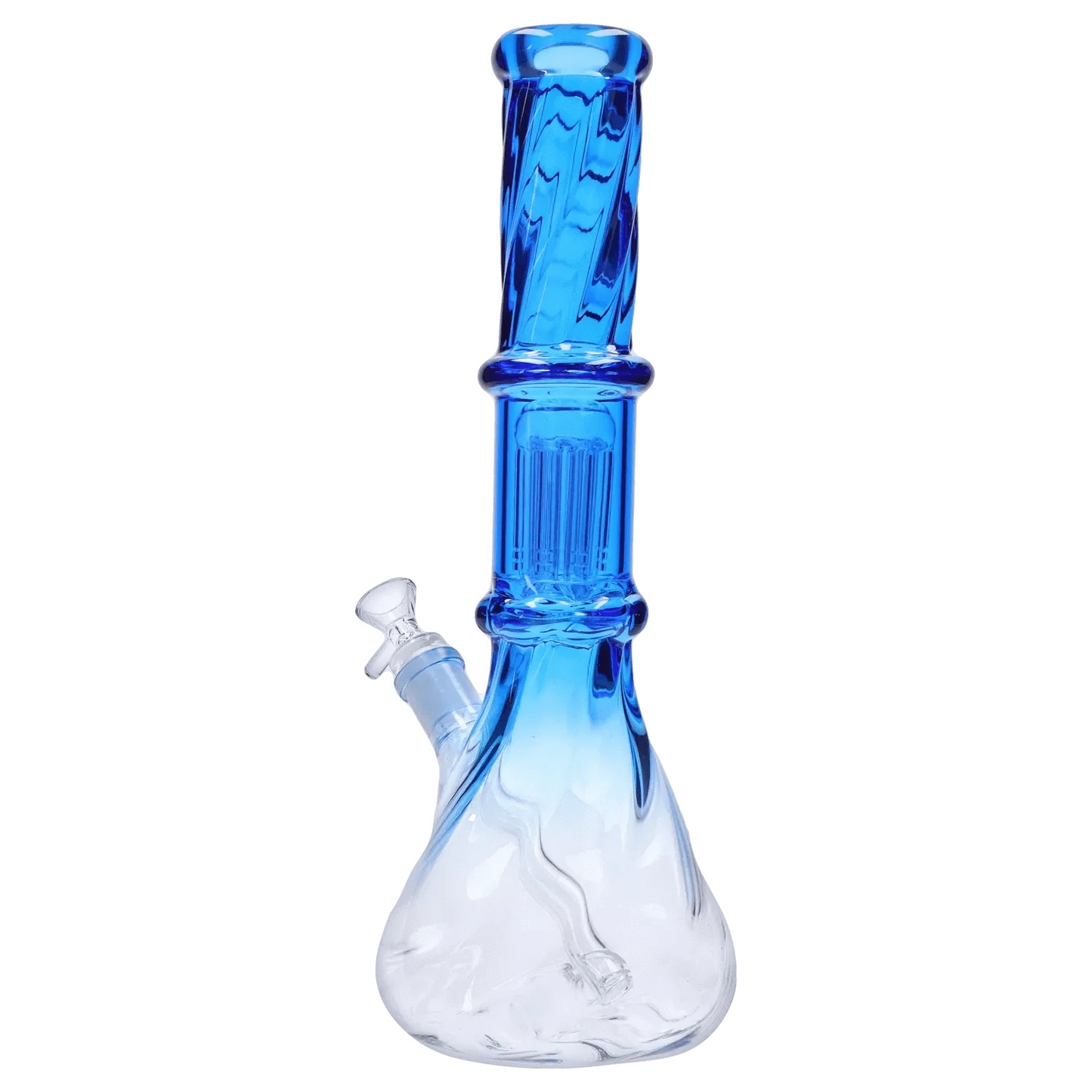Valiant Distribution Water Pipe DHC Twisted Neon Beaker with Tree Perc