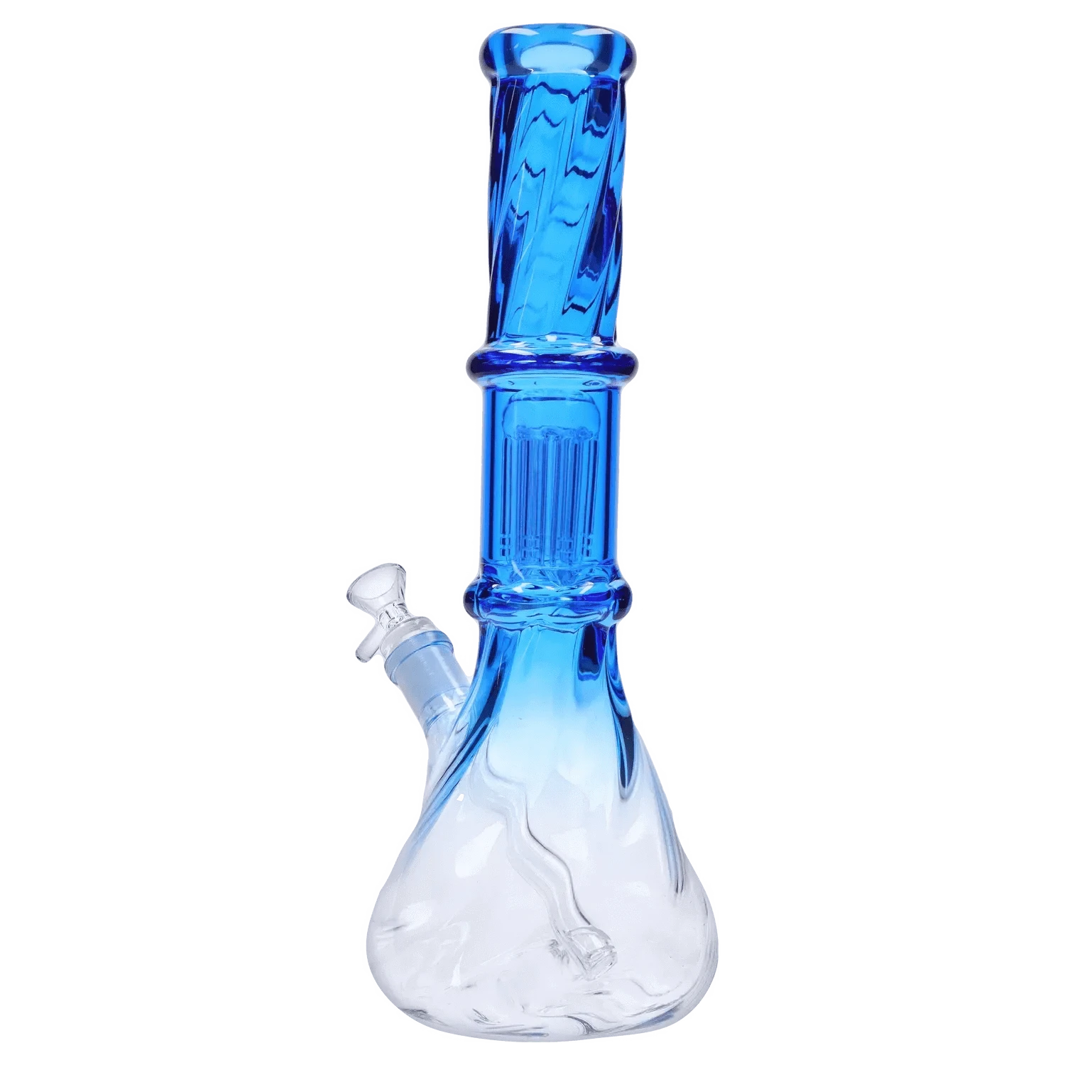 Valiant Distribution Water Pipe DHC Twisted Neon Beaker with Tree Perc