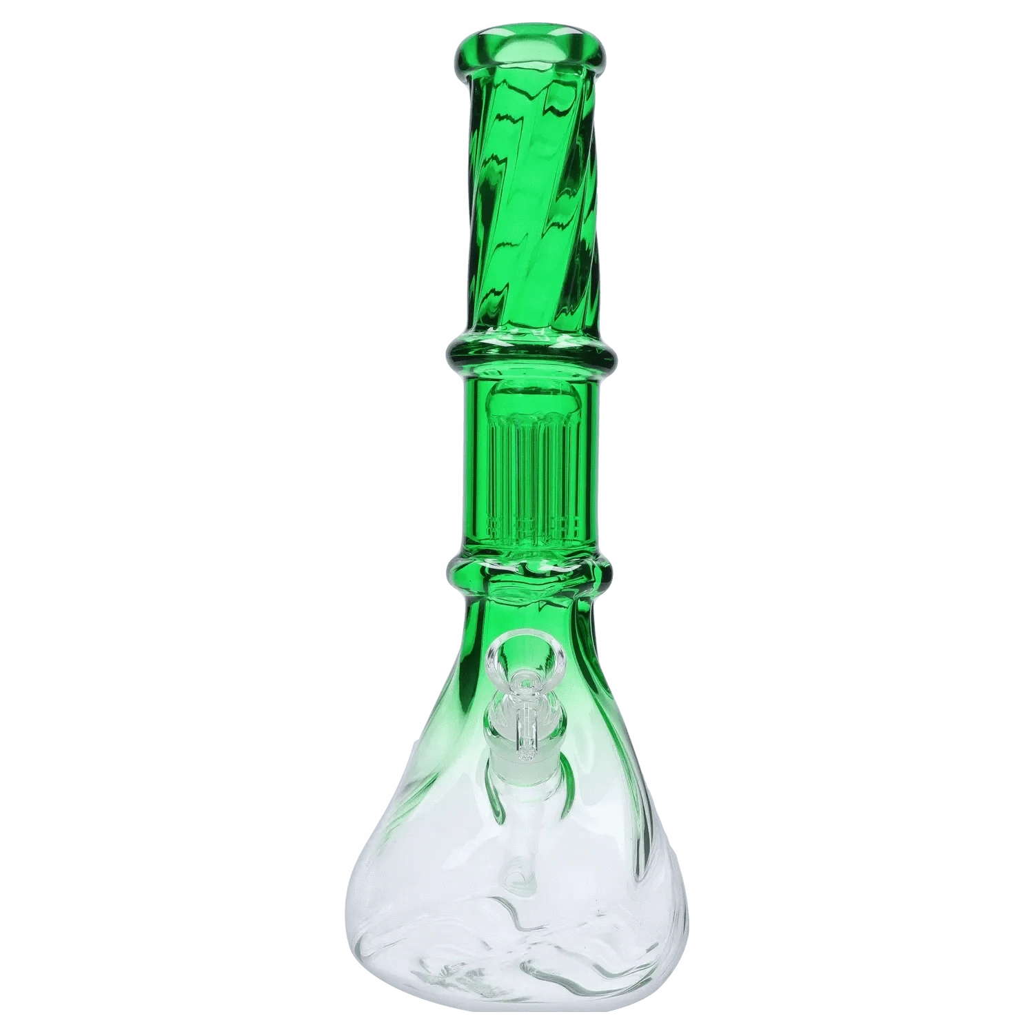 Valiant Distribution Water Pipe DHC Twisted Neon Beaker with Tree Perc