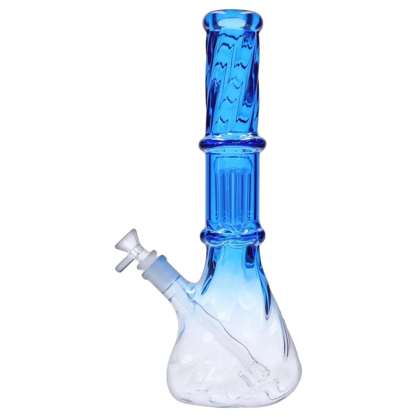Valiant Distribution Water Pipe DHC Twisted Neon Beaker with Tree Perc