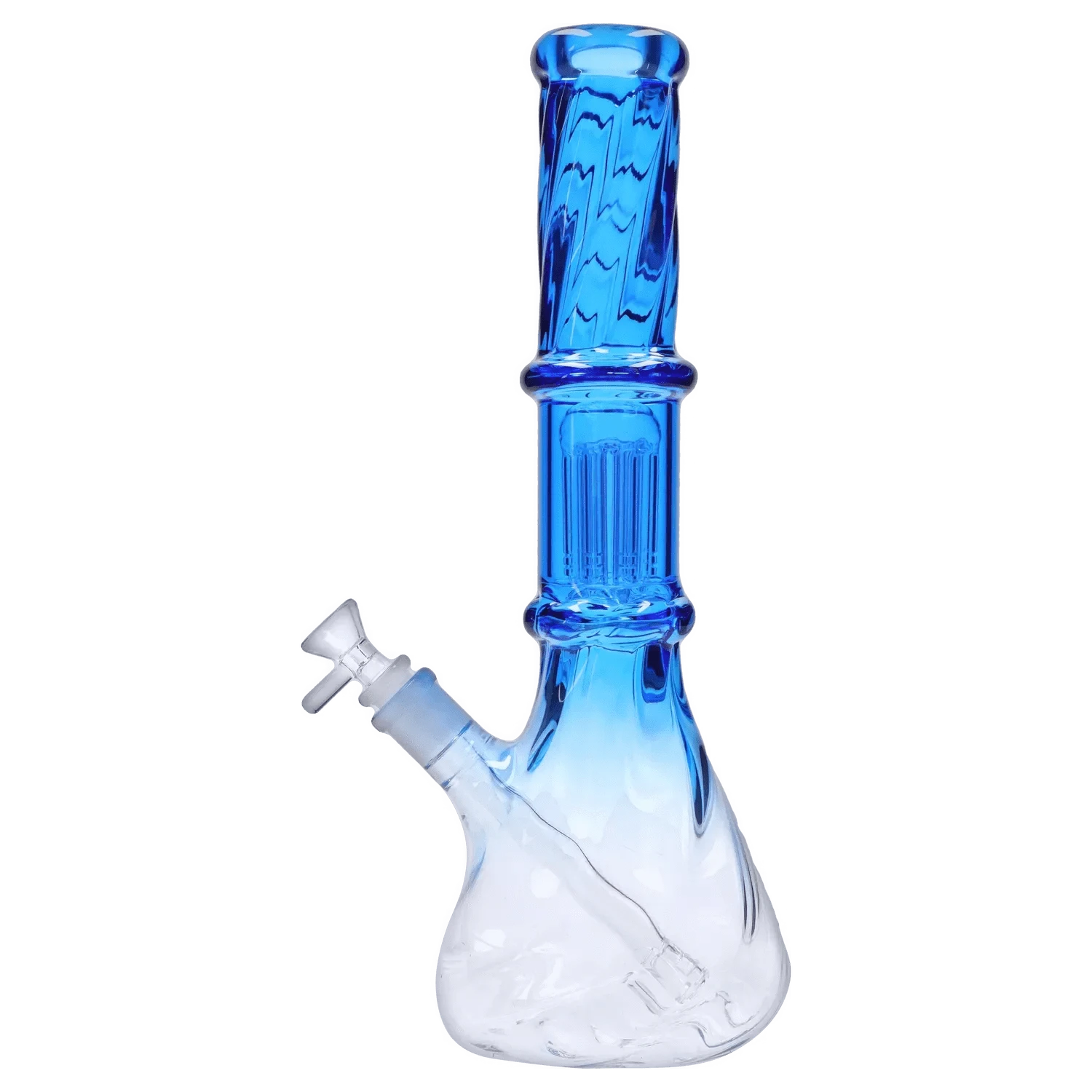 Valiant Distribution Water Pipe DHC Twisted Neon Beaker with Tree Perc
