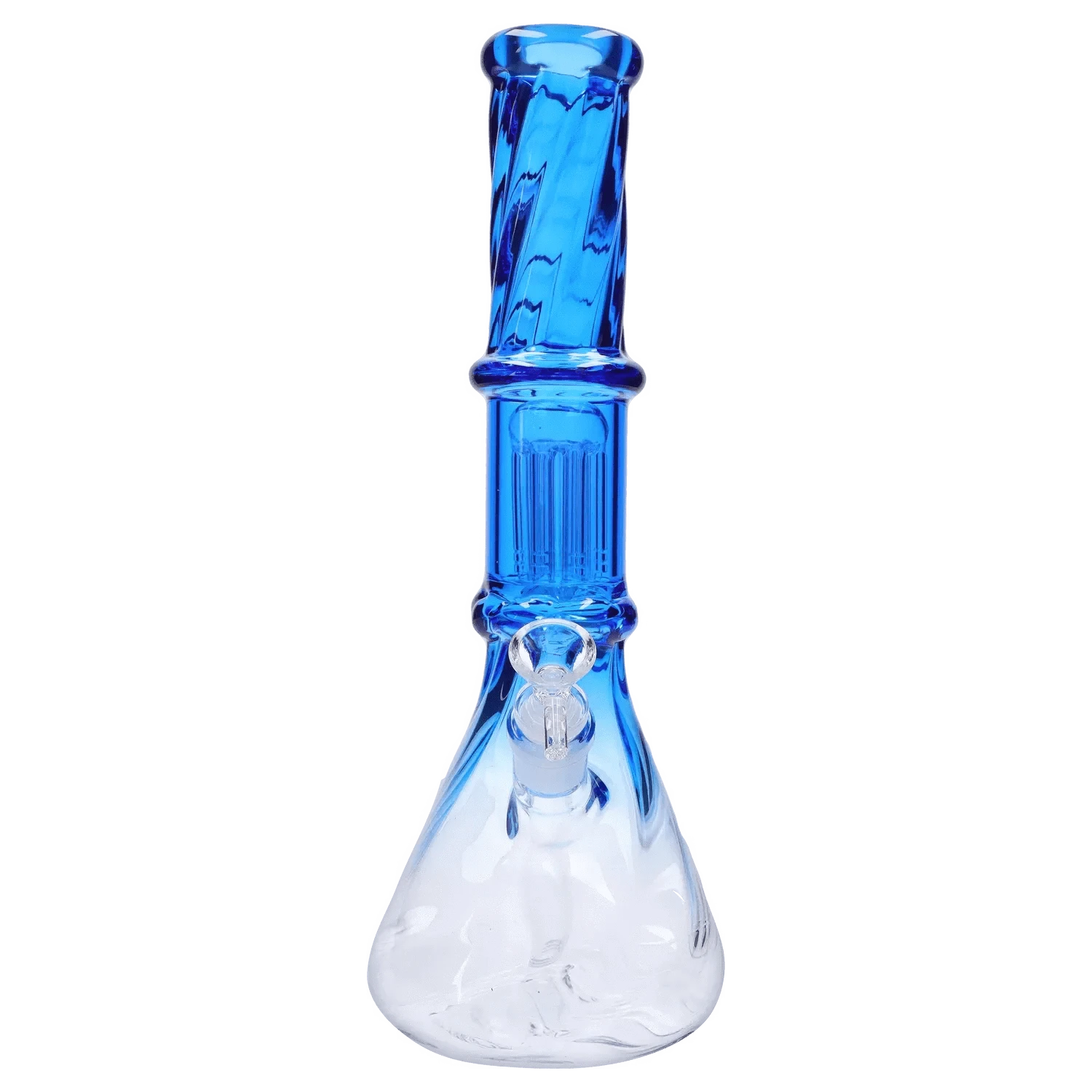 Valiant Distribution Water Pipe DHC Twisted Neon Beaker with Tree Perc