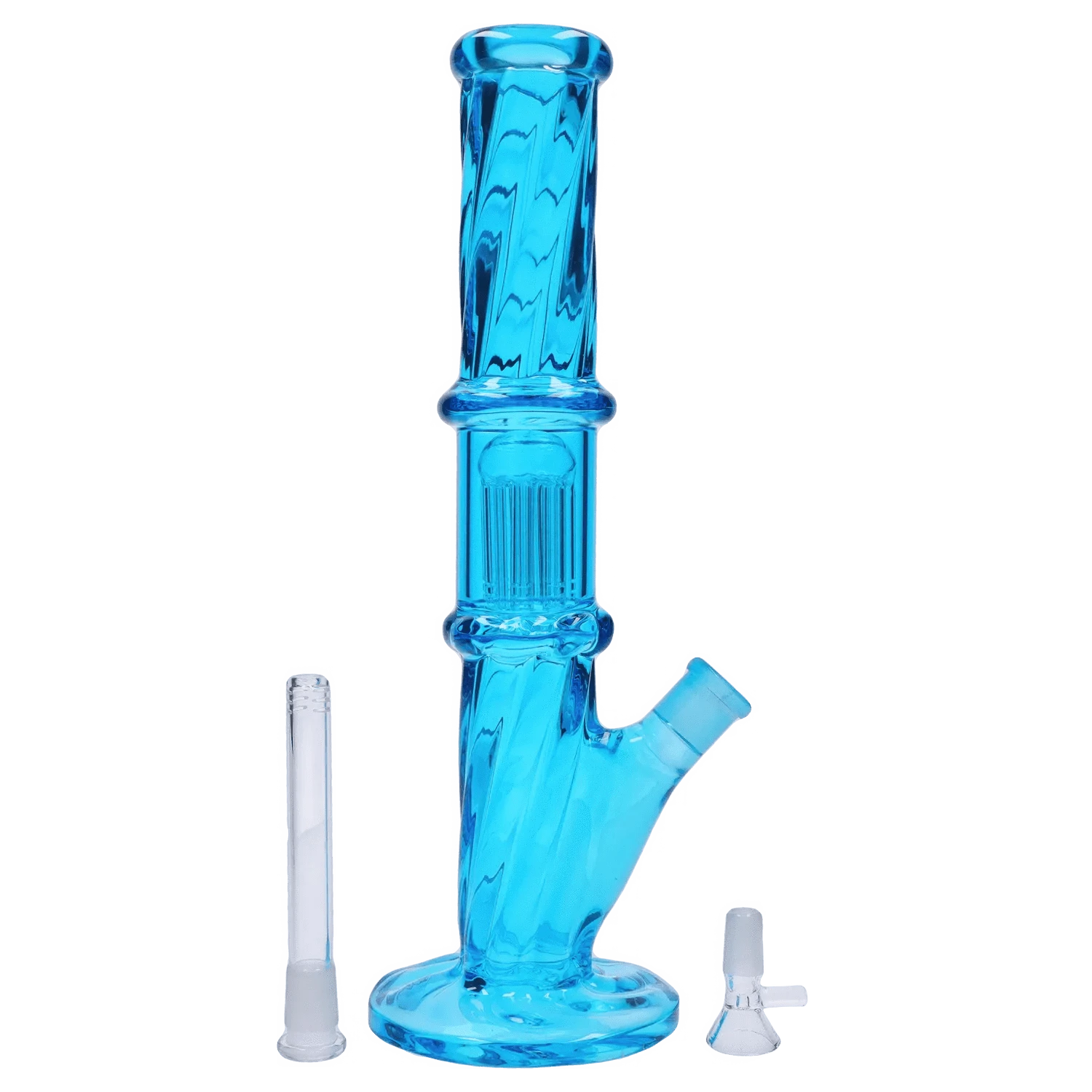 Valiant Distribution Water Pipe DHC Twisted Straight Tube with Tree Perc