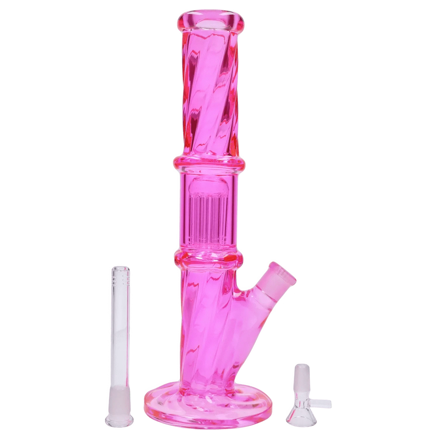 Valiant Distribution Water Pipe DHC Twisted Straight Tube with Tree Perc