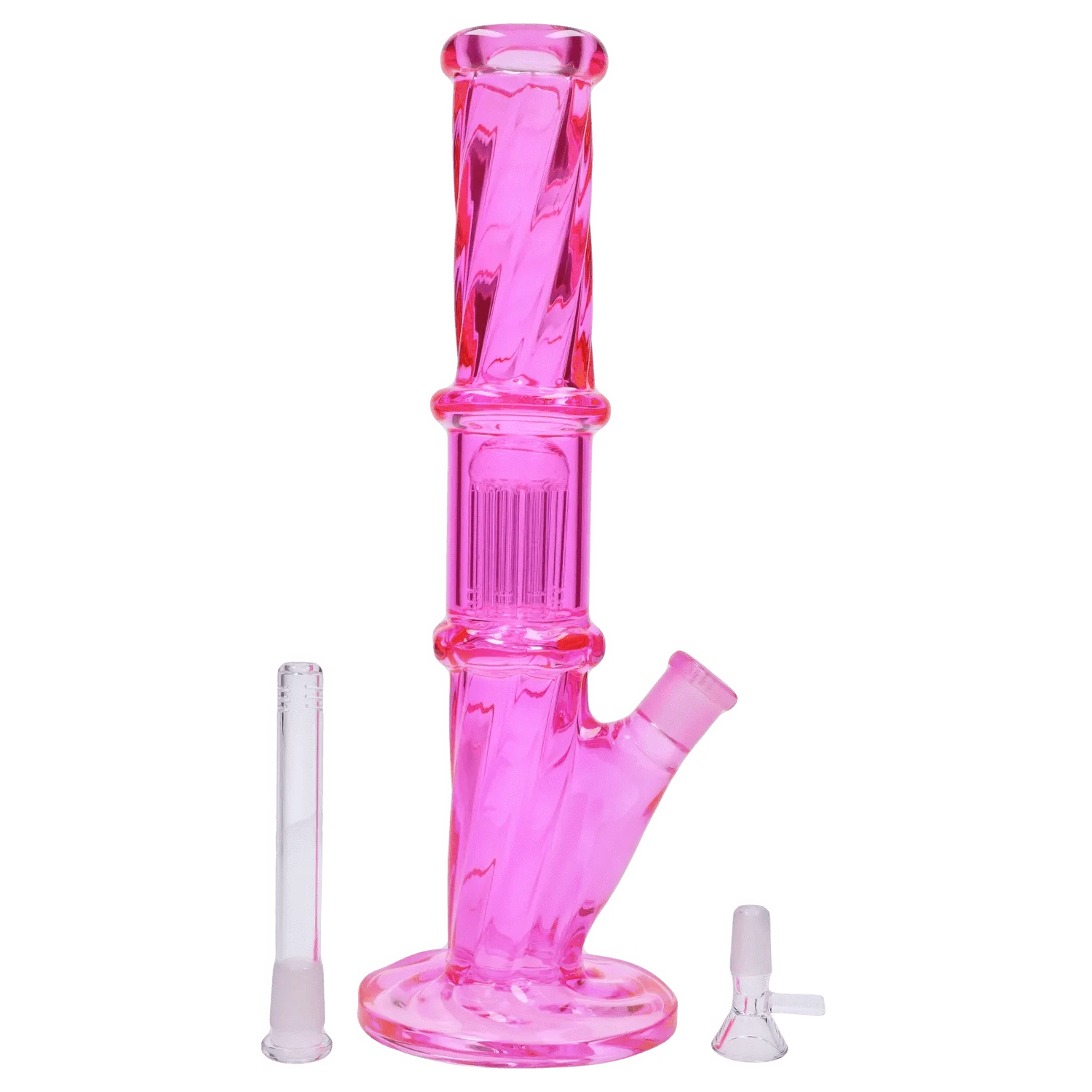 Valiant Distribution Water Pipe DHC Twisted Straight Tube with Tree Perc