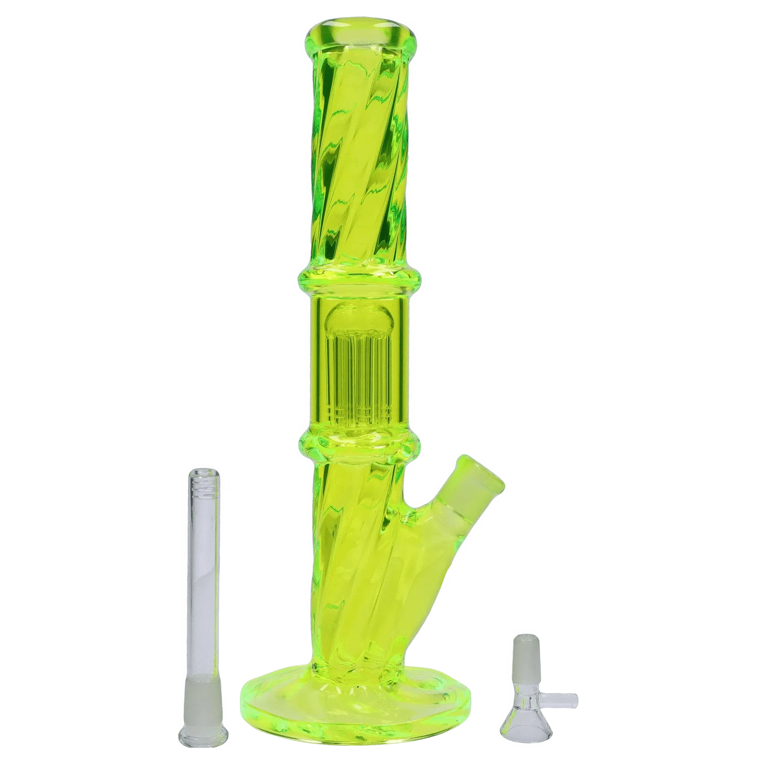 Valiant Distribution Water Pipe DHC Twisted Straight Tube with Tree Perc
