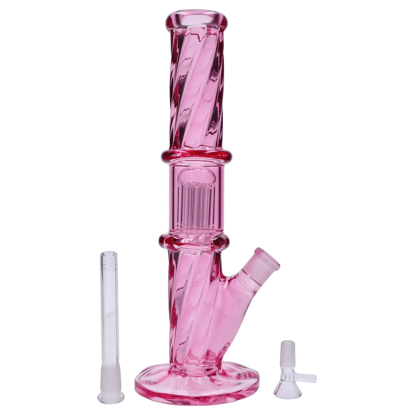 Valiant Distribution Water Pipe DHC Twisted Straight Tube with Tree Perc