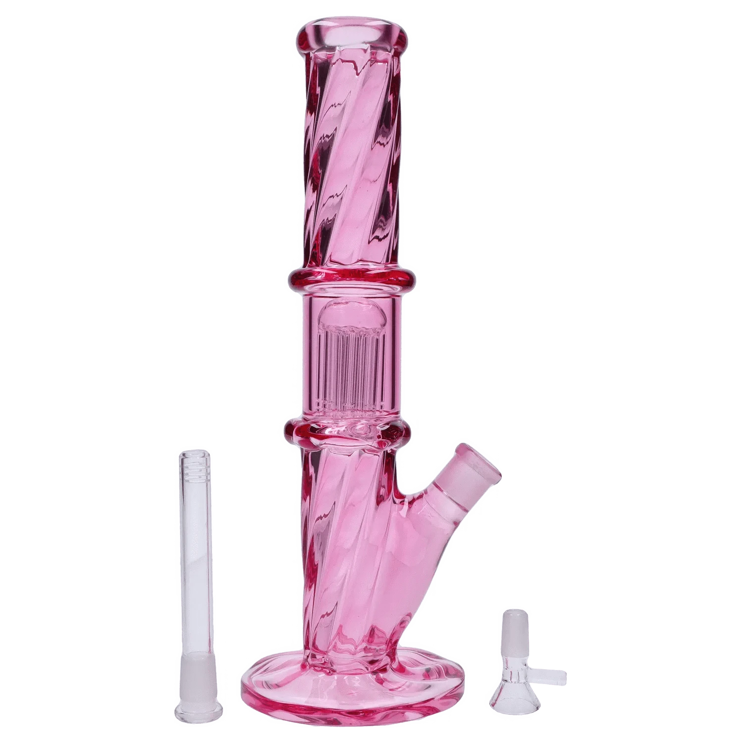 Valiant Distribution Water Pipe DHC Twisted Straight Tube with Tree Perc