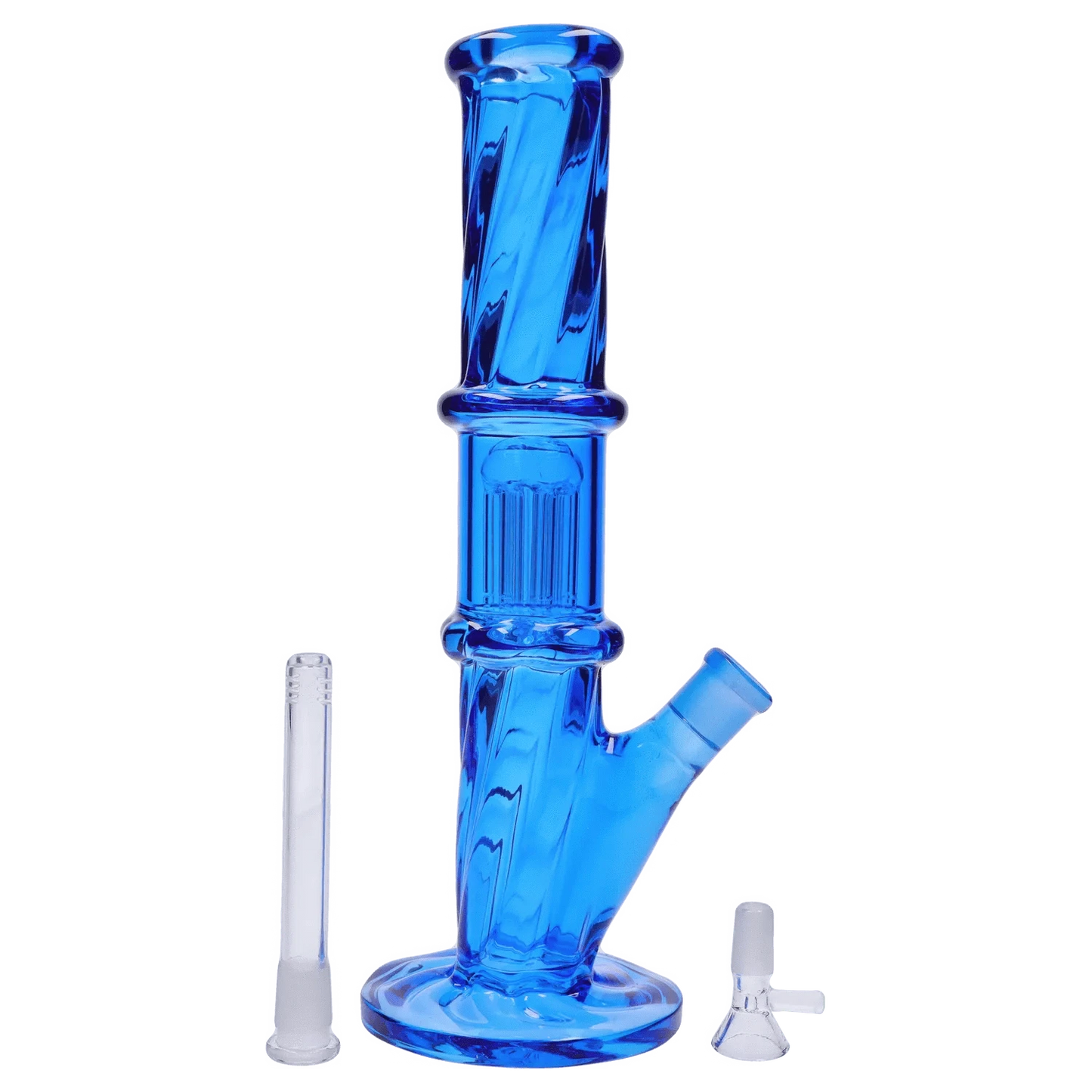 Valiant Distribution Water Pipe DHC Twisted Straight Tube with Tree Perc