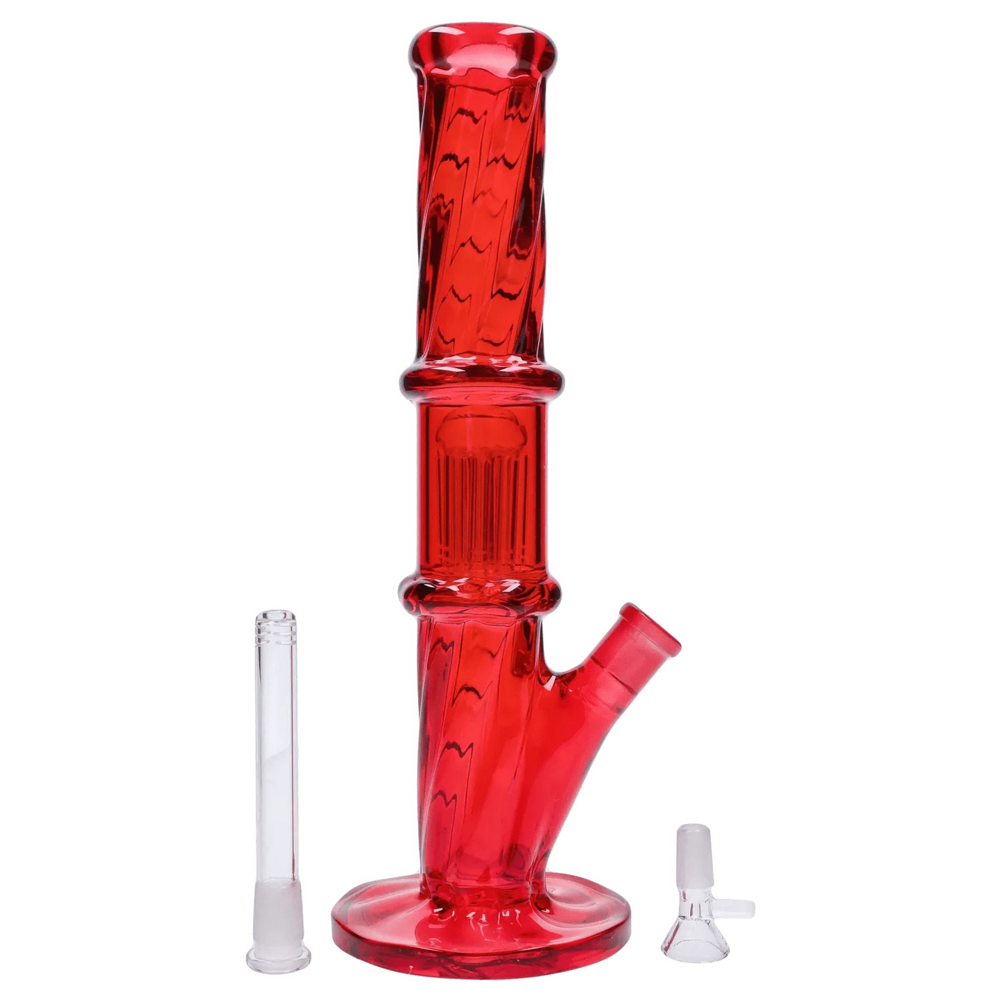 Valiant Distribution Water Pipe DHC Twisted Straight Tube with Tree Perc