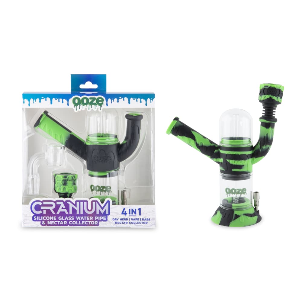 Ooze Cranium Silicone 4-in-1 Hybrid Bong