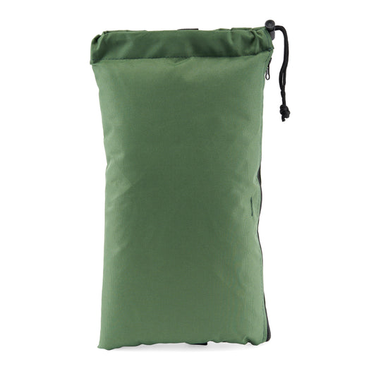 Glass Pillow Travel Bag Green 16" Glass Pillow Storage Pouch with Zipper and Drawstring
