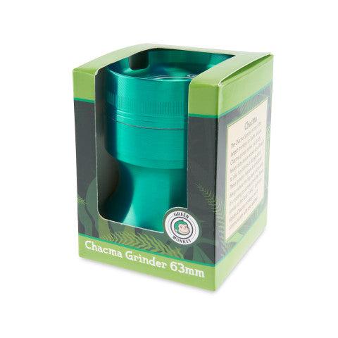 Green Monkey Grinders Chacma 63mm Magnetic Grinder with Ashtray