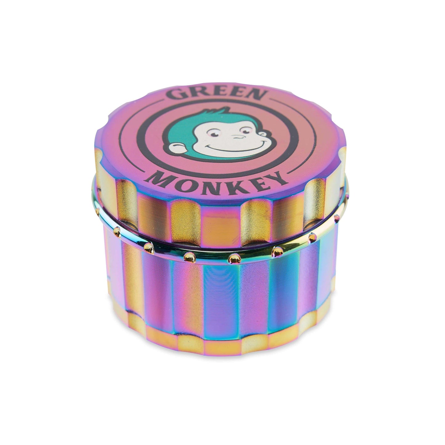 Green Monkey Grinders Rainbow Javan 63mm Magnetic Herb Grinder