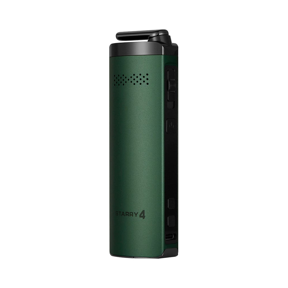Front view of the XVAPE STARRY 4| a sleek, dark handheld device with subtle vertical detailing.
