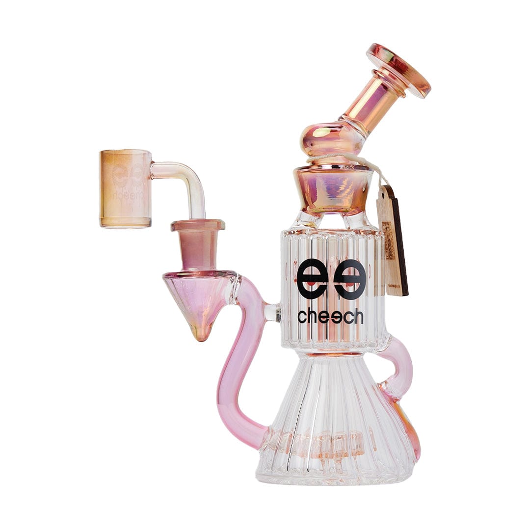 Cheech Glass Dab Rig Gold You Can Recycle Me All You Want Recycler Rig