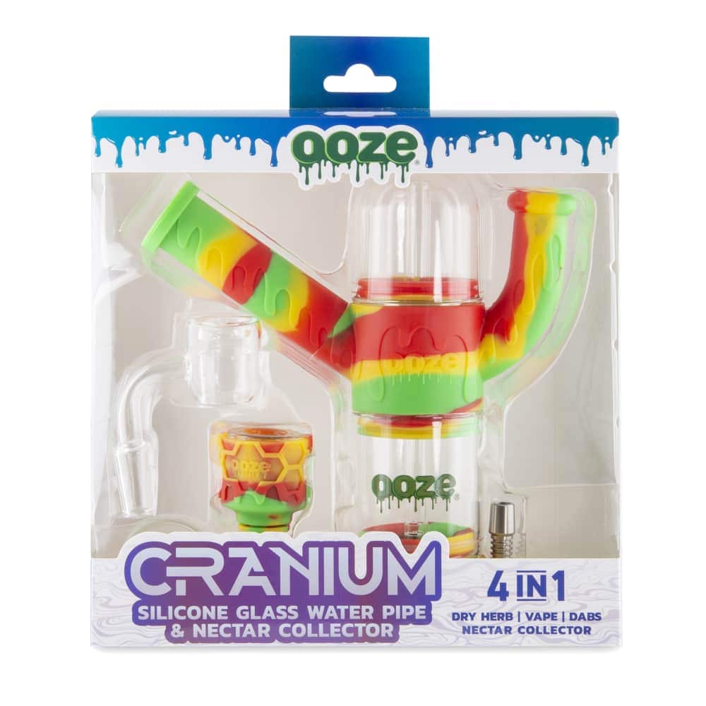 Ooze Cranium Silicone 4-in-1 Hybrid Bong
