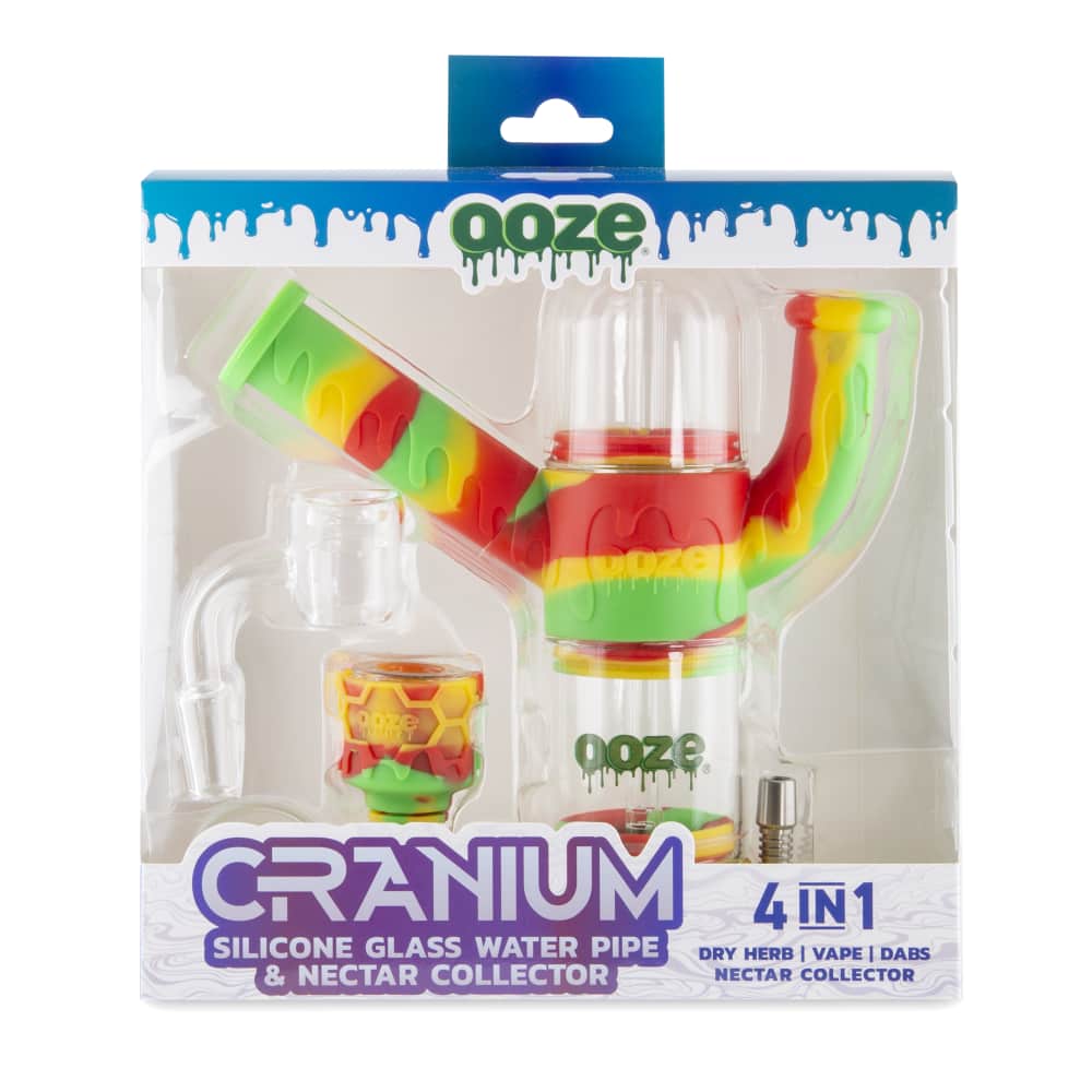 Ooze Cranium Silicone 4-in-1 Hybrid Bong