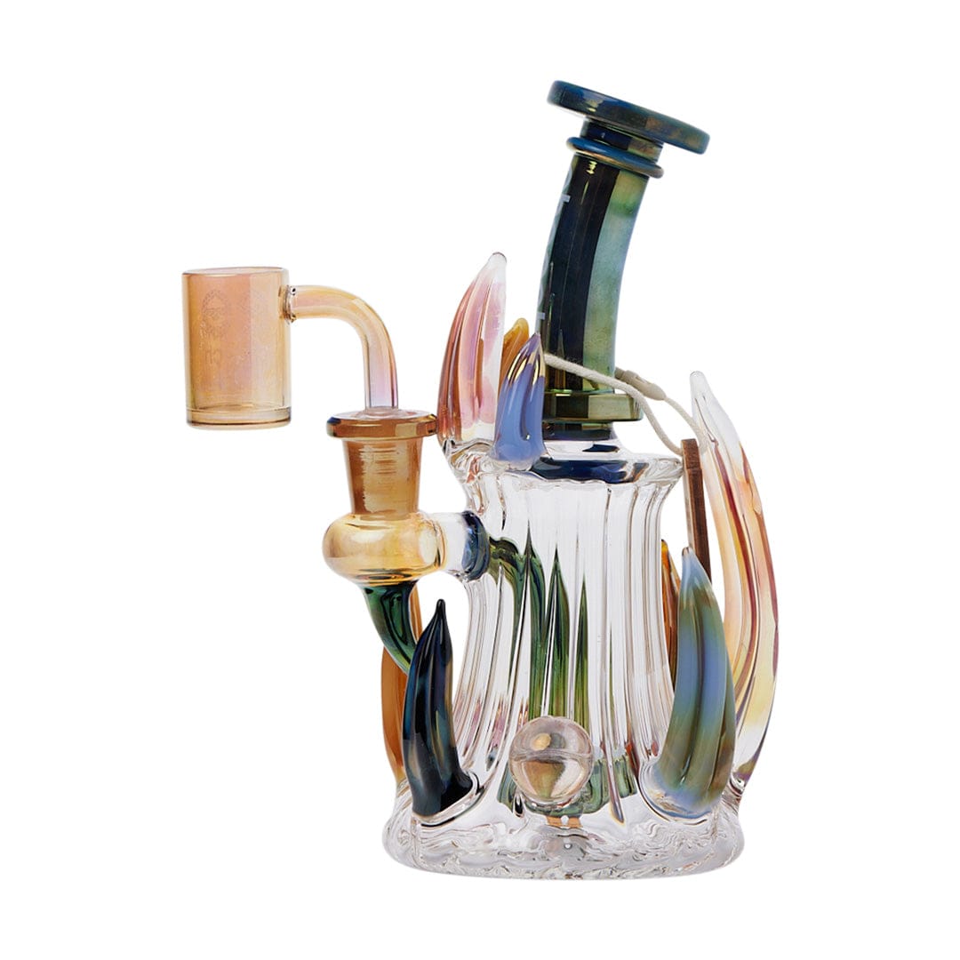 Cheech Glass Dab Rig Blue 7" Don't Be A Thorn On My Bong