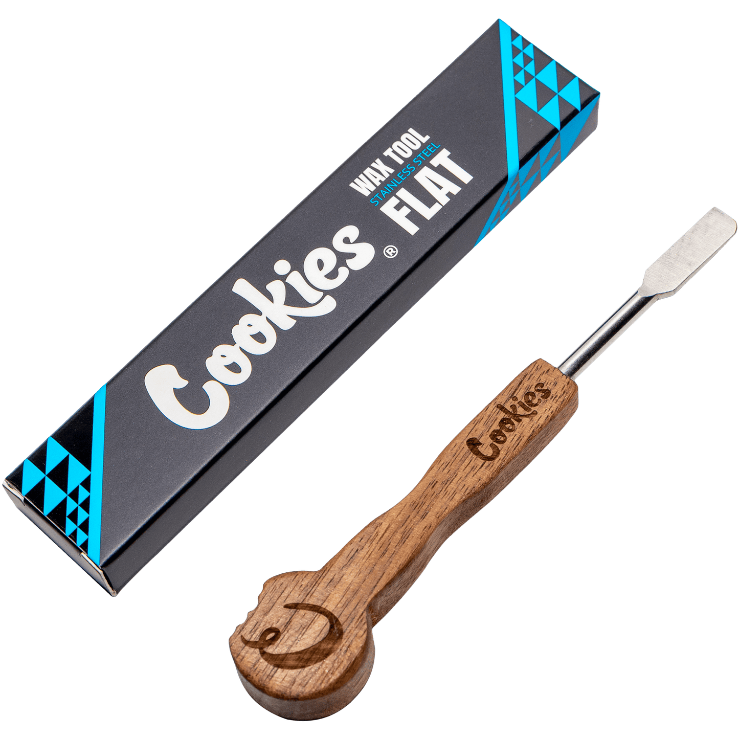 Cookies Smoking Accessory Cookies Wax Tool SS Flat