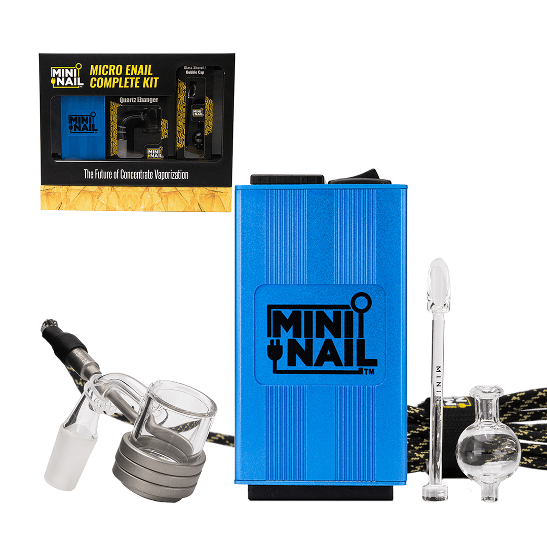 Mini Nail LLC E-Nail Blue MiniNail Quartz Banger Enail Kit