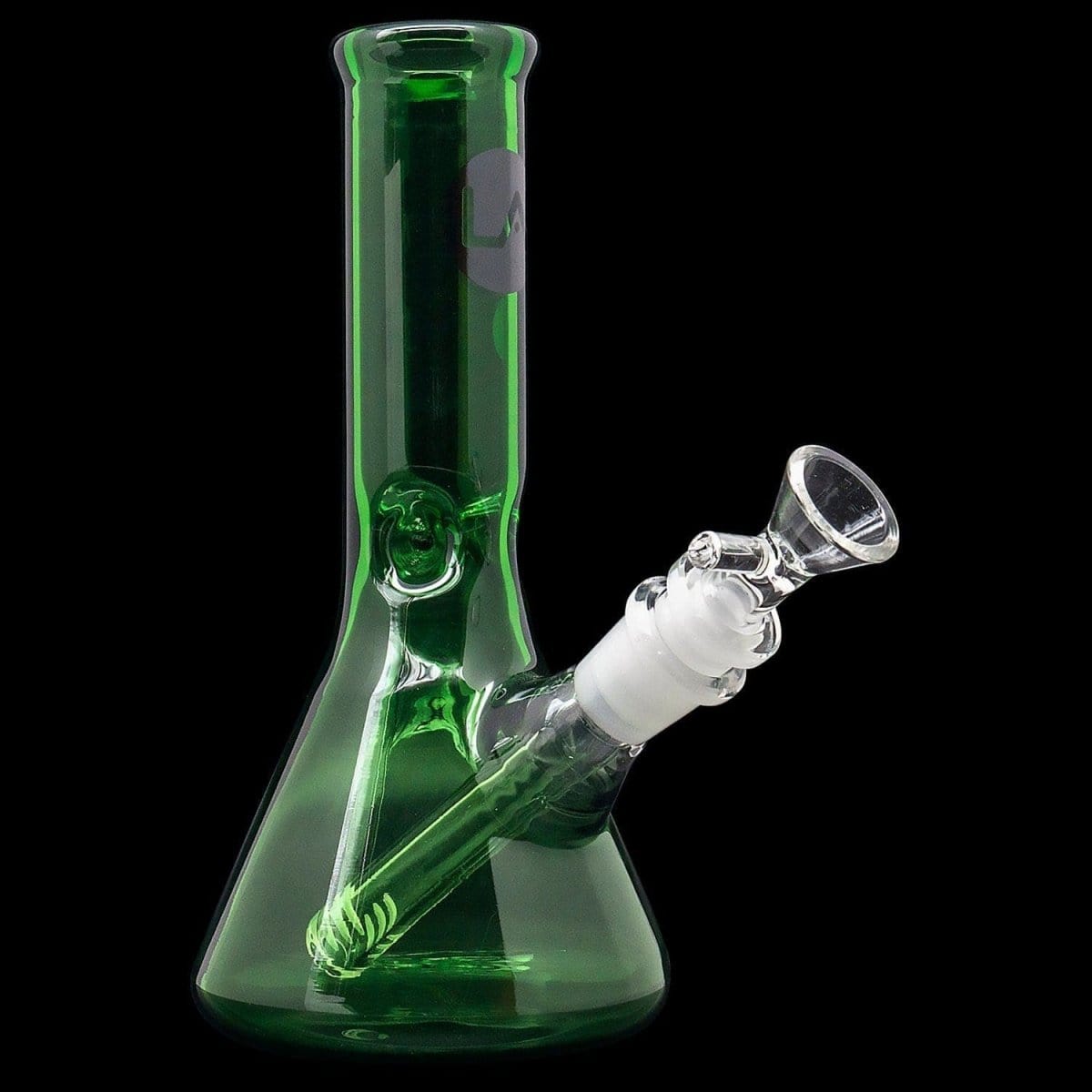 LA Pipes Bong "Crown Jewel" Emerald Green Beaker Bong