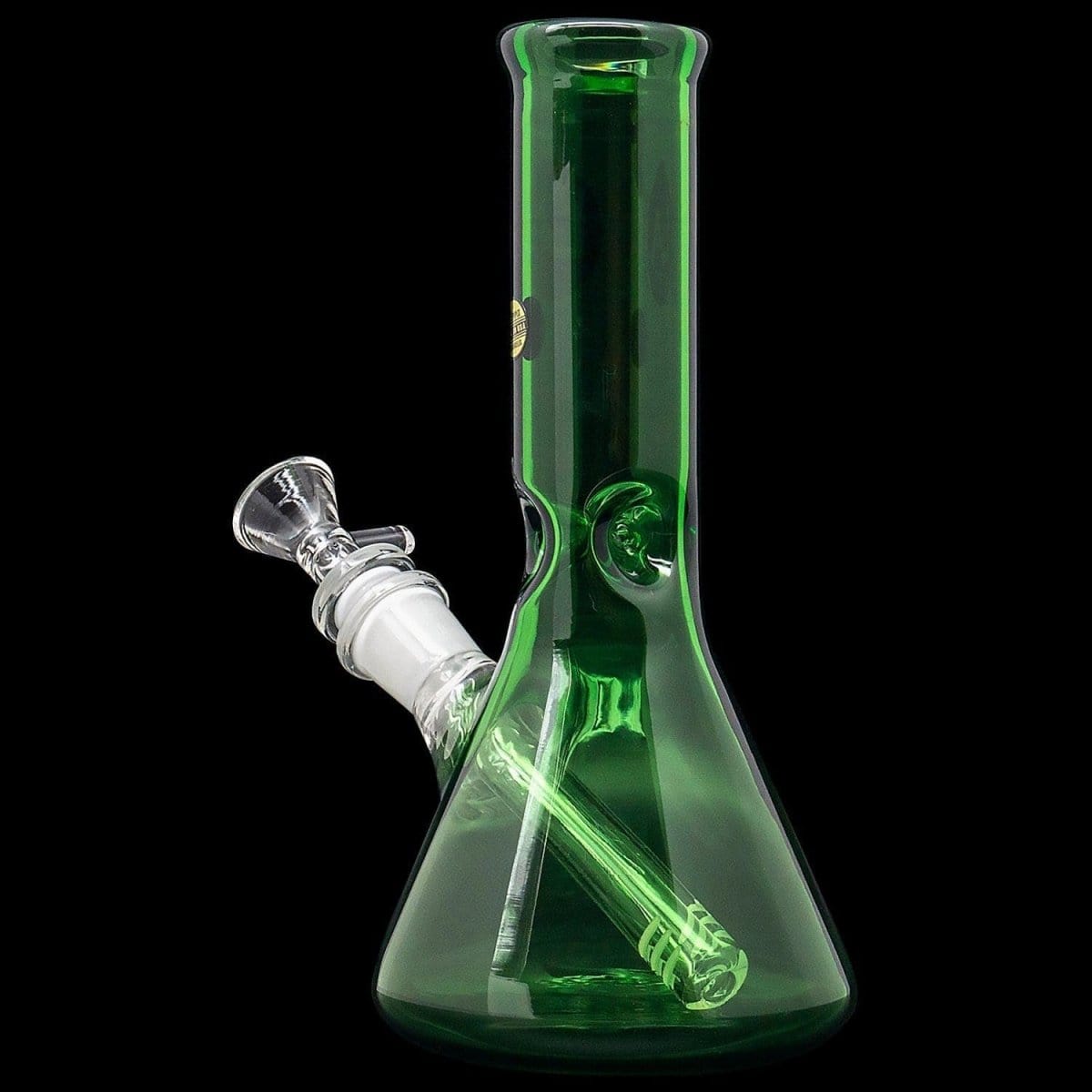 LA Pipes Bong "Crown Jewel" Emerald Green Beaker Bong