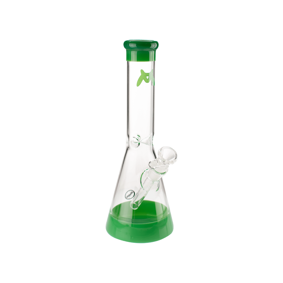 MAV Glass Bong Forest Green Accent Color Beaker Bong