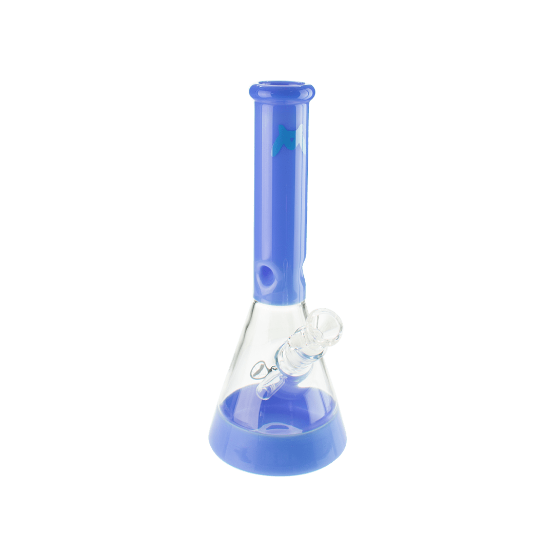 MAV Glass Bong Lavender 12" Full Color Beaker Bong
