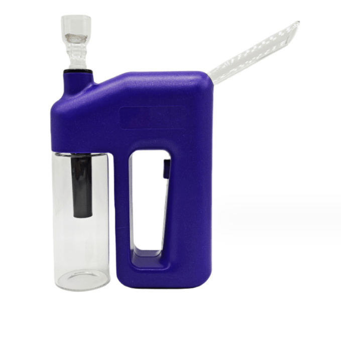 Cloud 8 Smoke Accessory Water Pipe Purple 7.5'' Battery Powered Electronic Bong Water Pipe Bubbler （Battery Included)